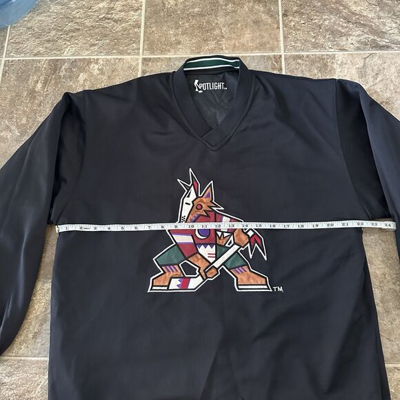 Vintage Y2K NHL Phoenix Coyotes Spotlight Reversible Jacket Pullover Size XL - Picture 9 of 15